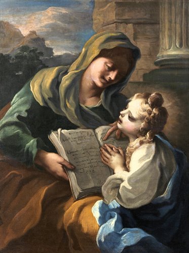 L' Educazione della Vergine - S. Anna e Maria Bambina